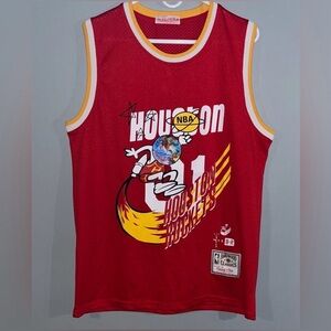 Cactus Jack by Travis Scott BR Mitchell & Ness Houston Rockets Remix NBA Jersey